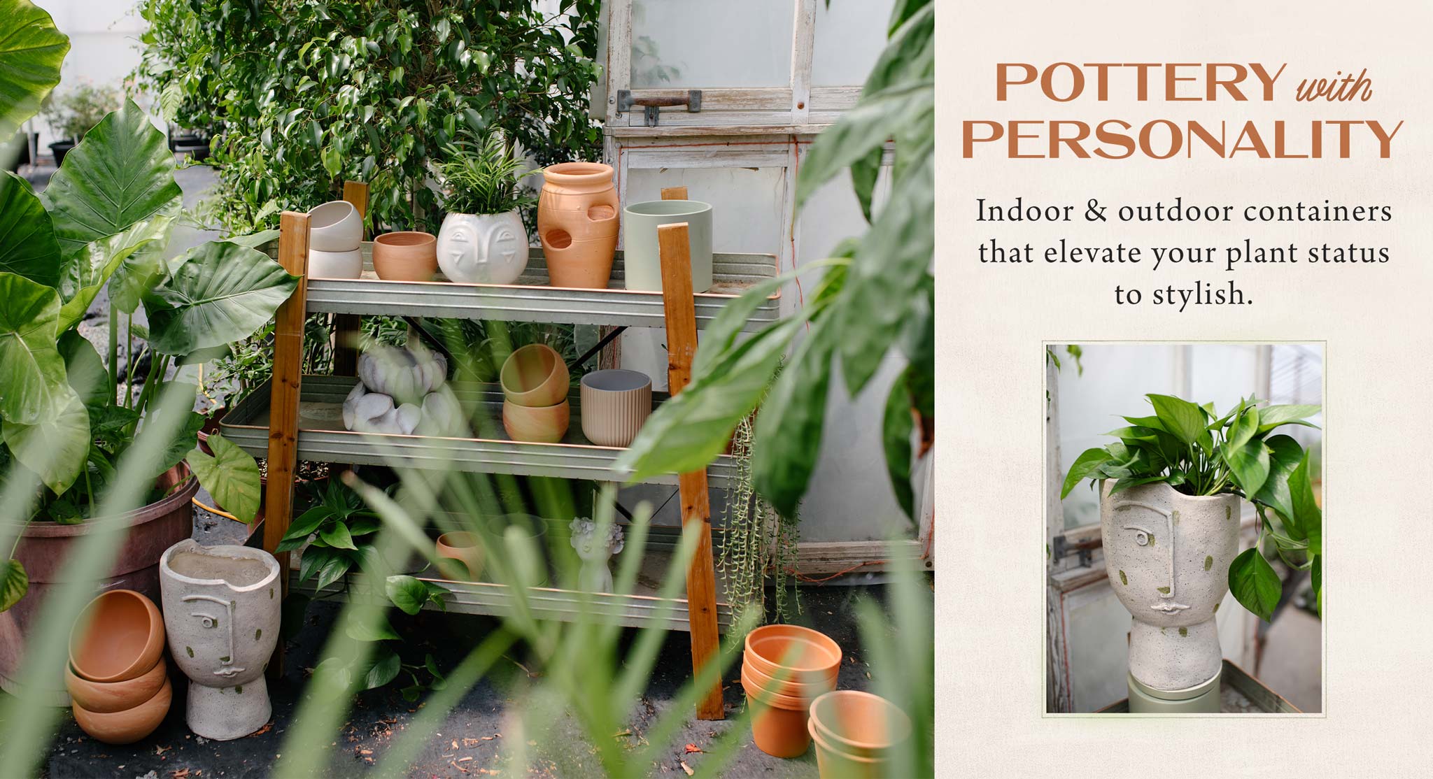 Pottery at Hoen's Garden Center