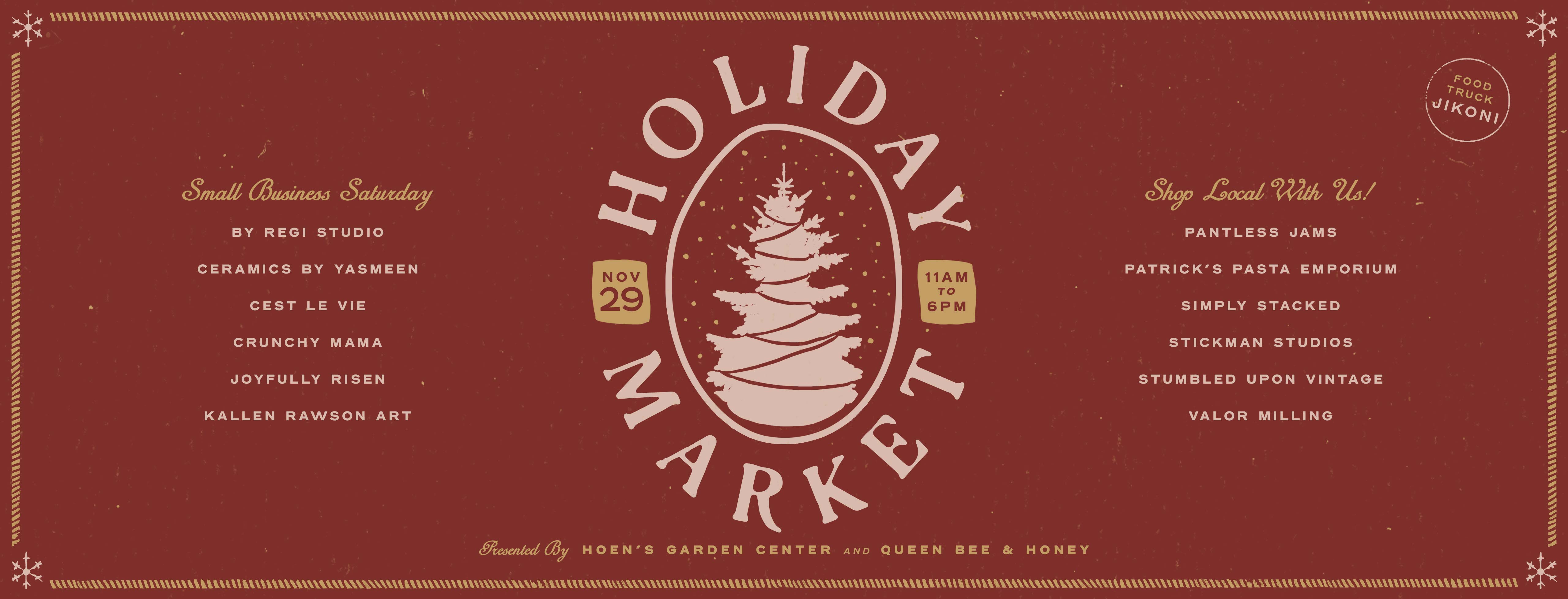 Holiday Market at Hoen's Garden Center