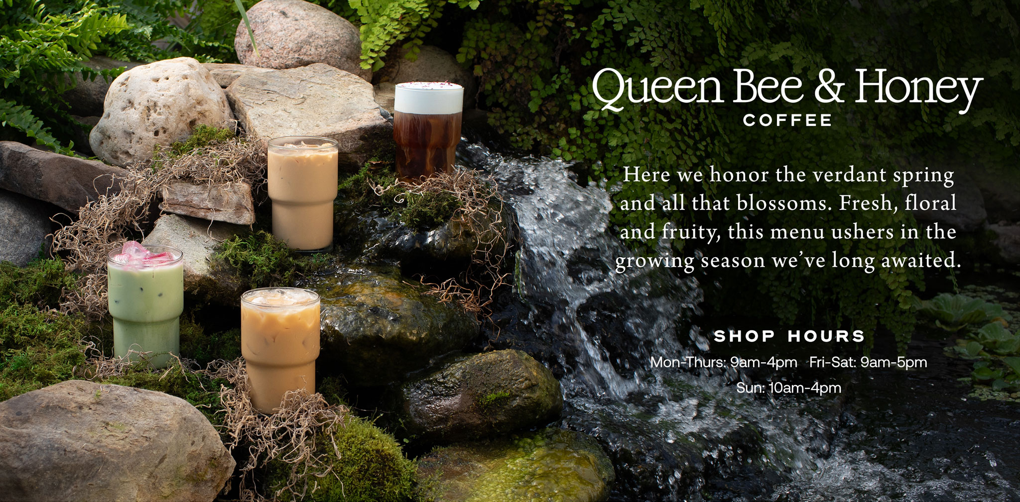 Queen Bee & Honey Coffee at Hoen's Garden Center